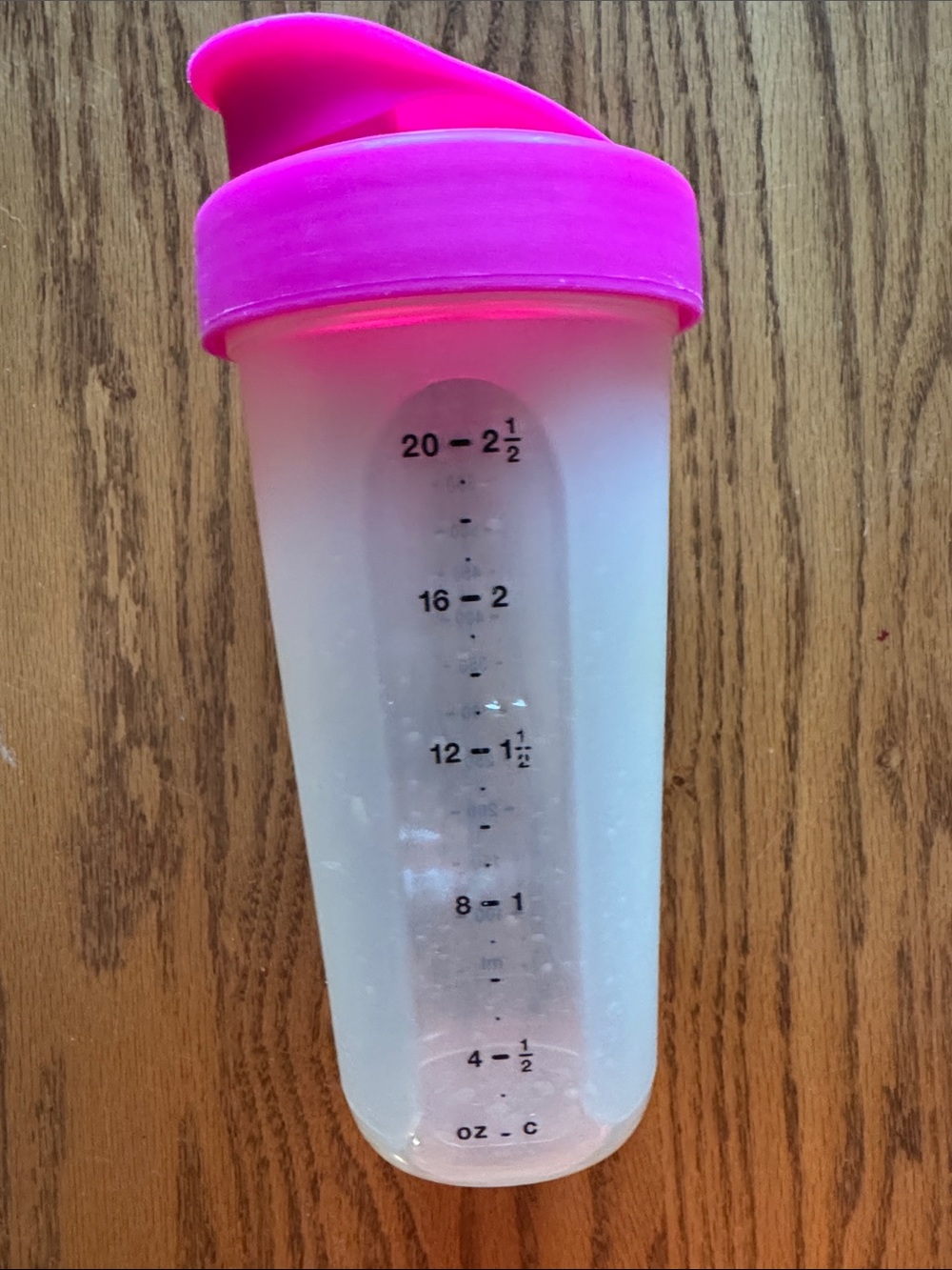 Tupperware Pink and Translucent Shaker Bottle